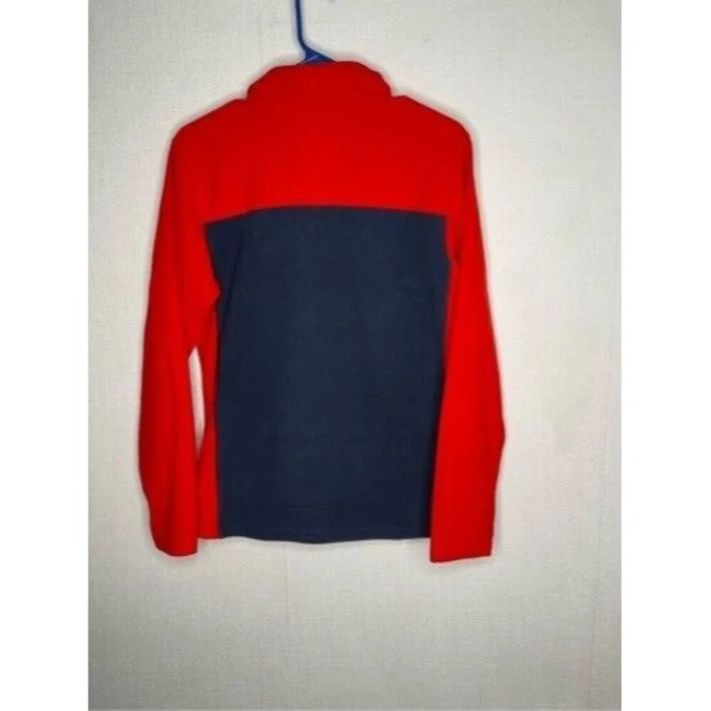 The North Face Full Zip Fleece Jacket Coat‎ Boys Men Size XL(18/20) Red/Blue